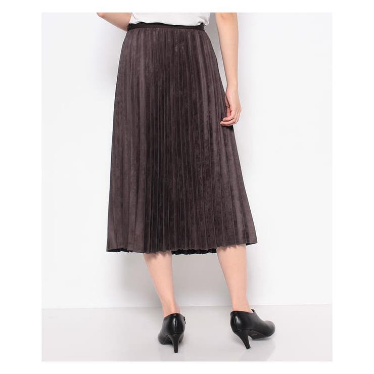 スエード調プリーツロングスカート | Leilian | 詳細画像16