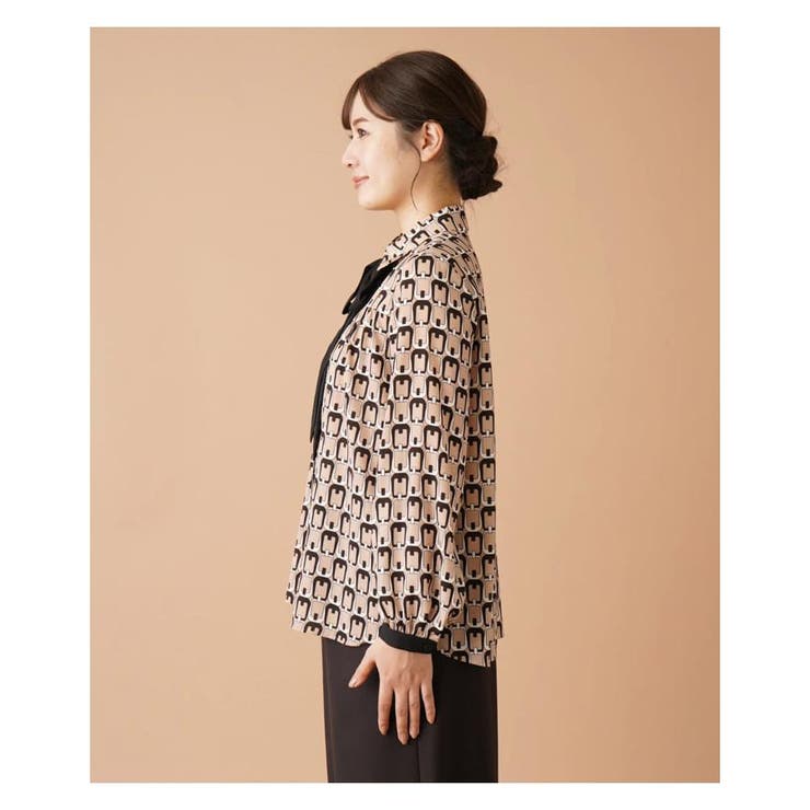 レリアン》新品 薄手 大人フェミニン シフォンジョーゼット レリアン》新品 薄手 大人フェミニン シフォンジョーゼット