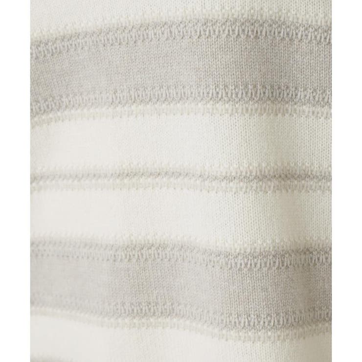 Leilian / レリアン ボーダークルーネックニット ボーダークルーネックニット[品番：LAVW0018658]｜Leilian PLUS