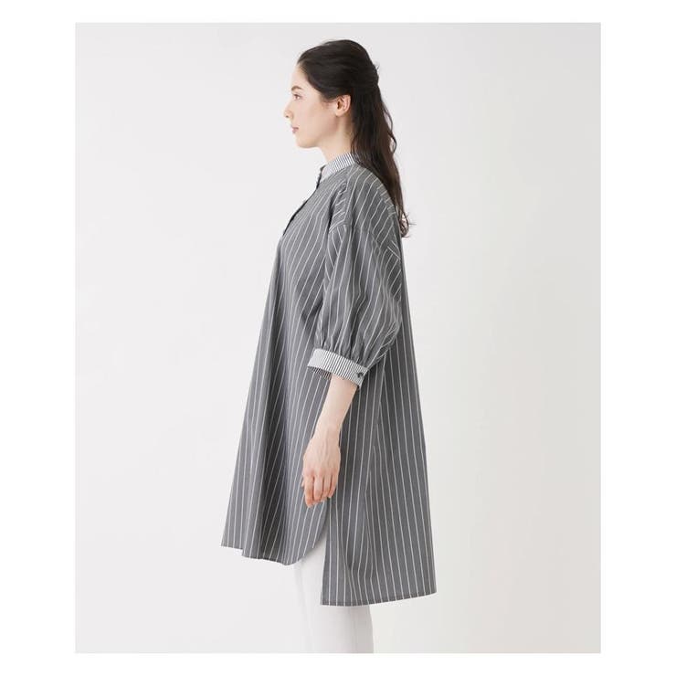 ストライプ切替チュニックブラウス | Leilian PLUS HOUSE | 詳細画像10