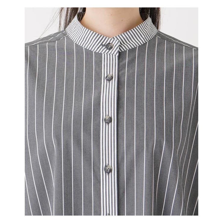 ストライプ切替チュニックブラウス | Leilian PLUS HOUSE | 詳細画像12