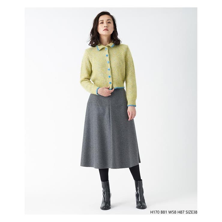 襟付きメランジカーディガン[品番：LAVW0006155]｜LANVIN