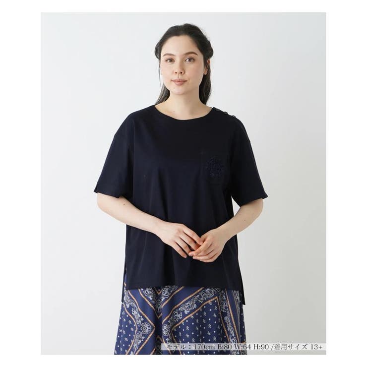 半袖Tシャツ[品番：LAVW0015343]｜Leilian PLUS HOUSE（レリアン