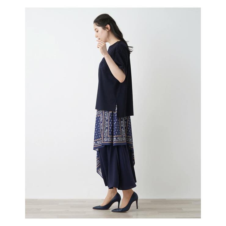 Leilian　レリアン　半袖Tシャツ　サイズ13プラス　イエロー　ハート 半袖カットソー【Leilian WHITE LABEL】|レリアン | レリアン