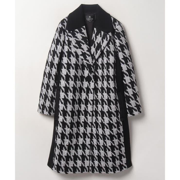 ハウンドトゥースコート[品番：LAVW0012167]｜LANVIN COLLECTION 