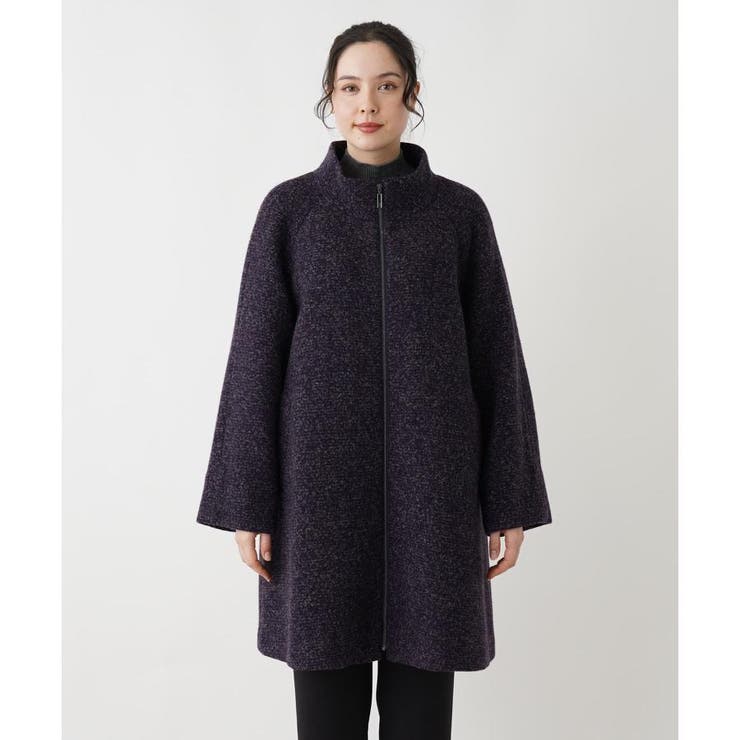 新品 レリアン スタンドカラーハーフコート ダークグリーン サイズ9 スタンドカラーコート|レリアン | レリアン公式オンラインストア