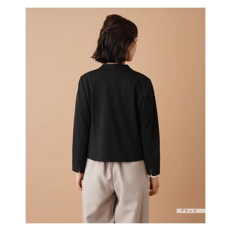 ノーカラージャケット[品番：LAVW0011394]｜Leilian（レリアン
