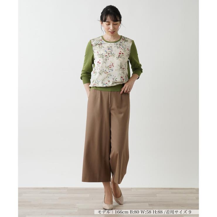 leilian - レリアン ニット トップス 長袖 クルーネック ラメ 日本製 イタリア製糸使用 レディース 11サイズ ブラック Leilian クルーネック長袖ニット|レリアン | レリアン公式オンラインストア