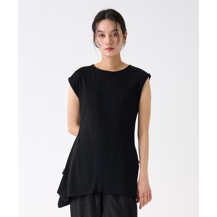 アシンメトリードッキングカットソー[品番：LAVW0015892]｜LANVIN 
