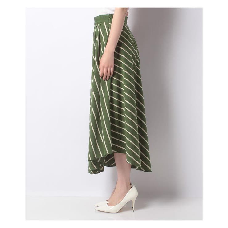ストライプフレアスカート[品番：LAVW0004010]｜LANVIN COLLECTION