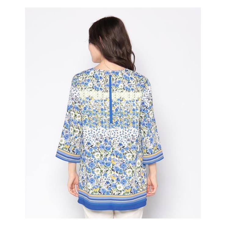 花柄プリントブラウス[品番：LAVW0008415]｜Leilian（レリアン）の