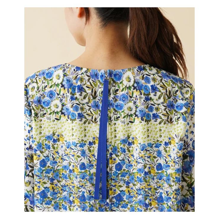 花柄プリントブラウス[品番：LAVW0008415]｜Leilian（レリアン）の