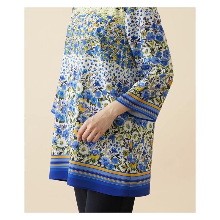 花柄プリントブラウス[品番：LAVW0008415]｜Leilian（レリアン）の