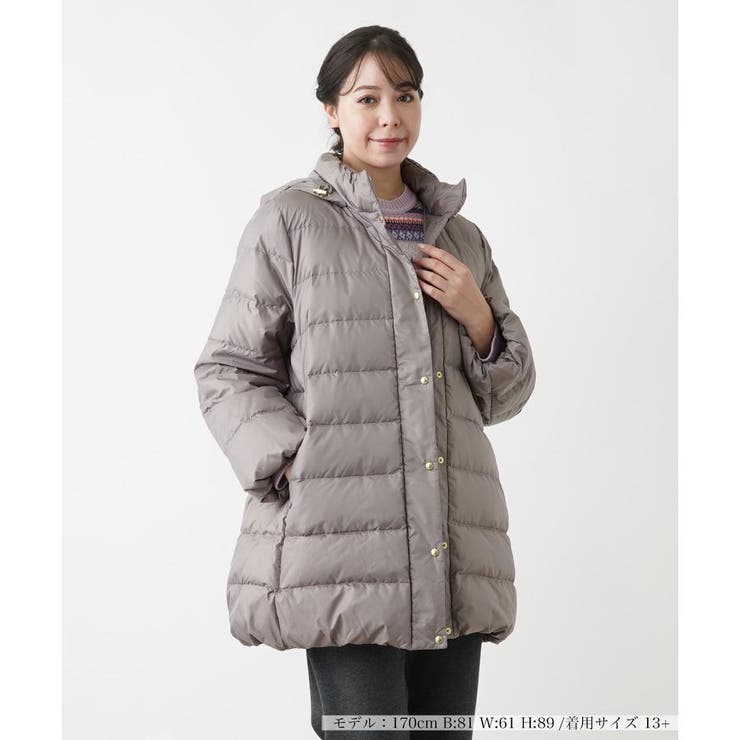 Leilian　レリアン　ダウンハーフコート　ジャケット　ホワイト　サイズ15+ キルティングダウンハーフコート|LANVIN en Bleu | レリアン公式