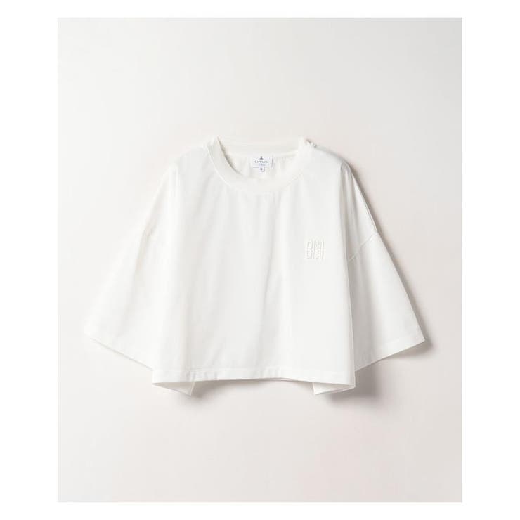 クロップドワンポイントロゴT[品番：LAVW0008707]｜LANVIN en