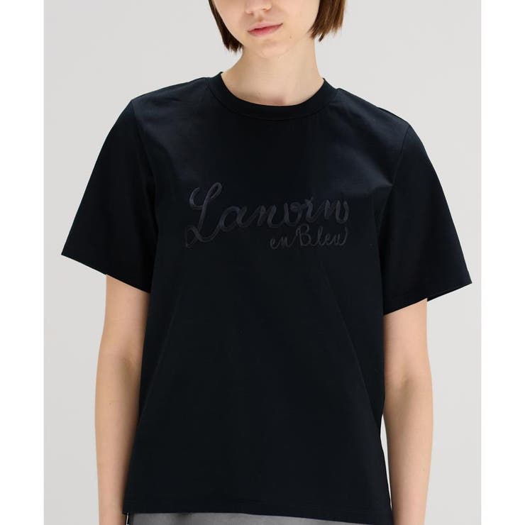 エンブロイダリーロゴT[品番：LAVW0008708]｜LANVIN en Bleu