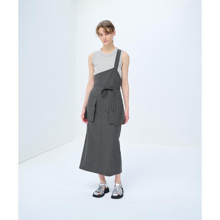 ワンショルダーサロペットスカート[品番：LAVW0014872]｜LANVIN en