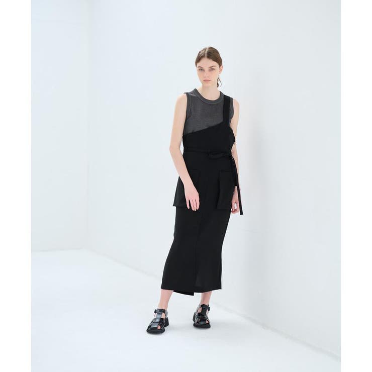 seven days.ワンショルダーサロペットスカート ワンショルダーサロペットスカート[品番：LAVW0014872]｜LANVIN