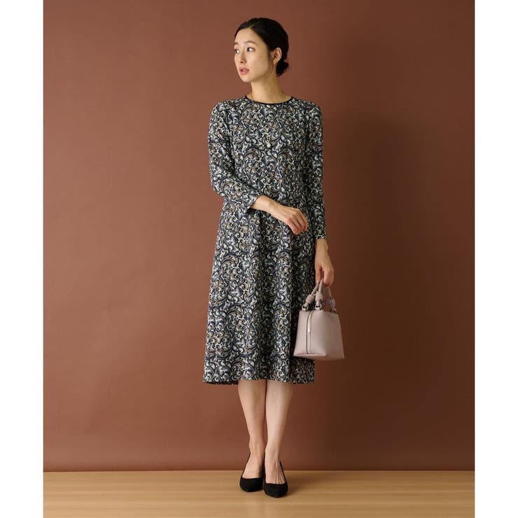 洗えるストレッチワンピース[品番：LAVW0017568]｜Leilian