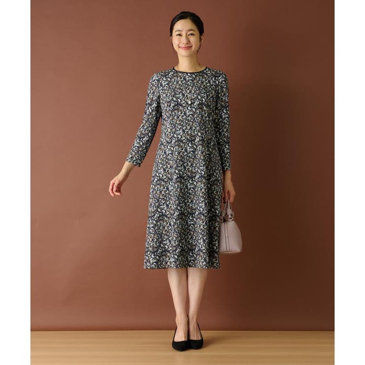 洗えるストレッチワンピース[品番：LAVW0017568]｜Leilian