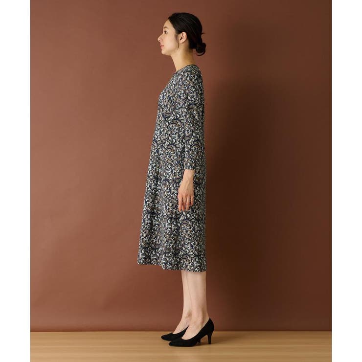 美品　レリアン13+ ゆったり　大きめ　カタログ掲載　洗えるワンピース 洗えるワンピース | Leilian (Women)/レリアン | 三越伊勢丹