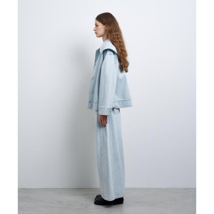 ビッグカラーデニムジャケット[品番：LAVW0019502]｜LANVIN en