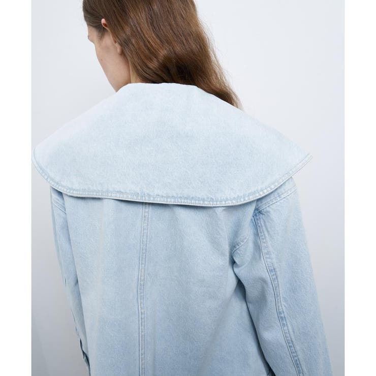 ビッグカラーデニムジャケット[品番：LAVW0019502]｜LANVIN en