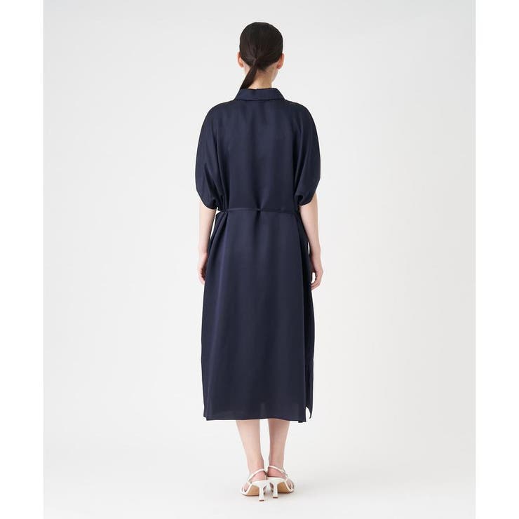 シルクキュプラサテンワンピース[品番：LAVW0015003]｜LANVIN 