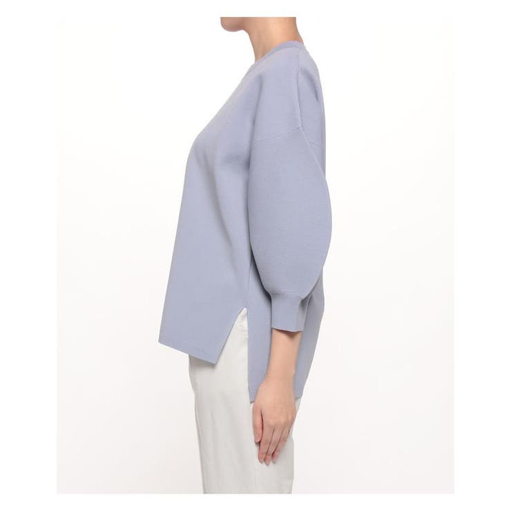 ハーフミラノパフスリーブニット[品番：LAVW0008225]｜LANVIN en Bleu 