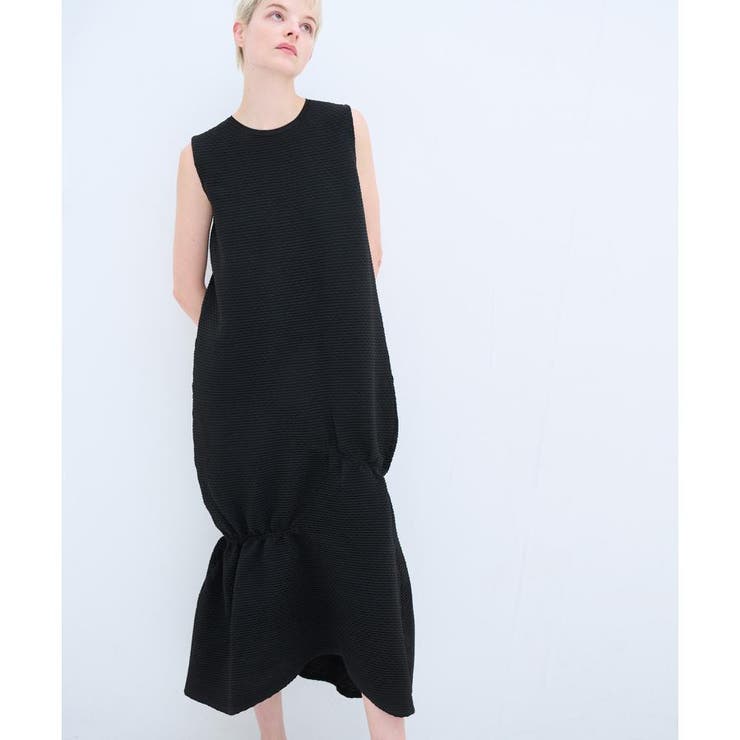 ジャガードニットフレアワンピース|LANVIN en Bleu | LANVIN en