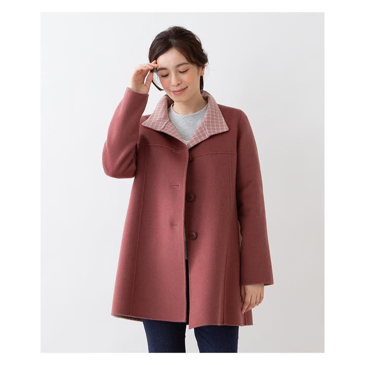 カシミヤミドル丈コート[品番：LAVW0000406]｜Leilian（レリアン）の