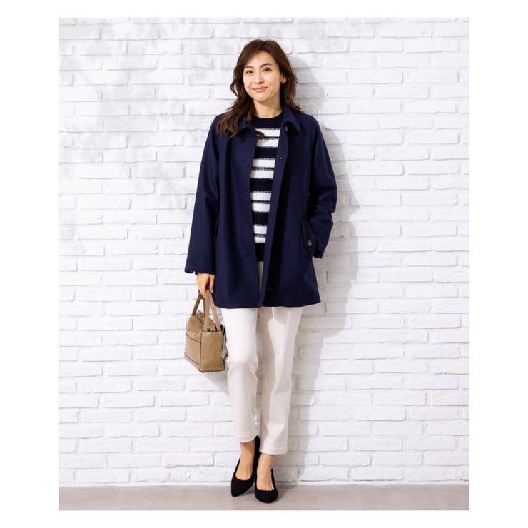 ステンカラーハーフコート[品番：LAVW0018459]｜Leilian（レリアン）の