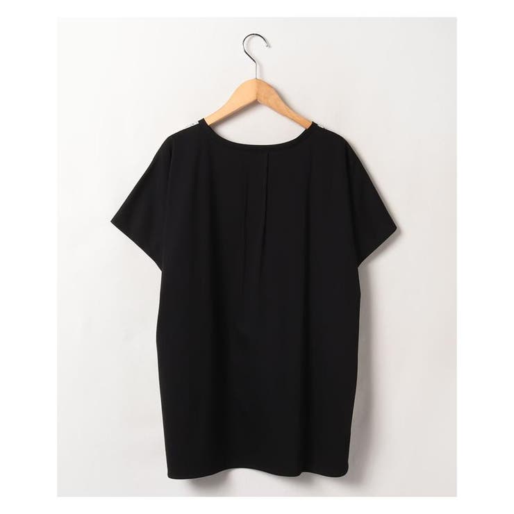 イラスト柄切り替えクルーネックカットソー | Leilian PLUS HOUSE | 詳細画像3