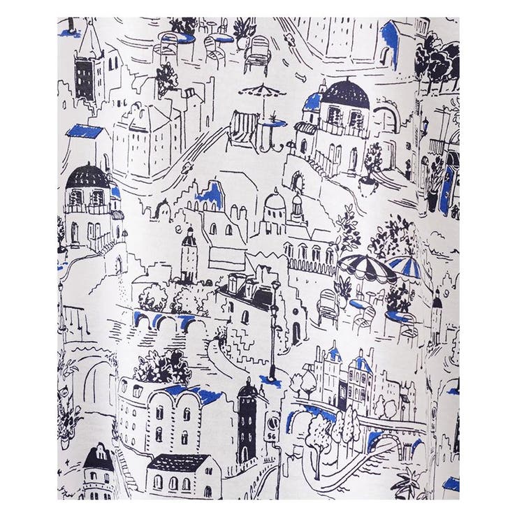 イラスト柄切り替えクルーネックカットソー | Leilian PLUS HOUSE | 詳細画像15