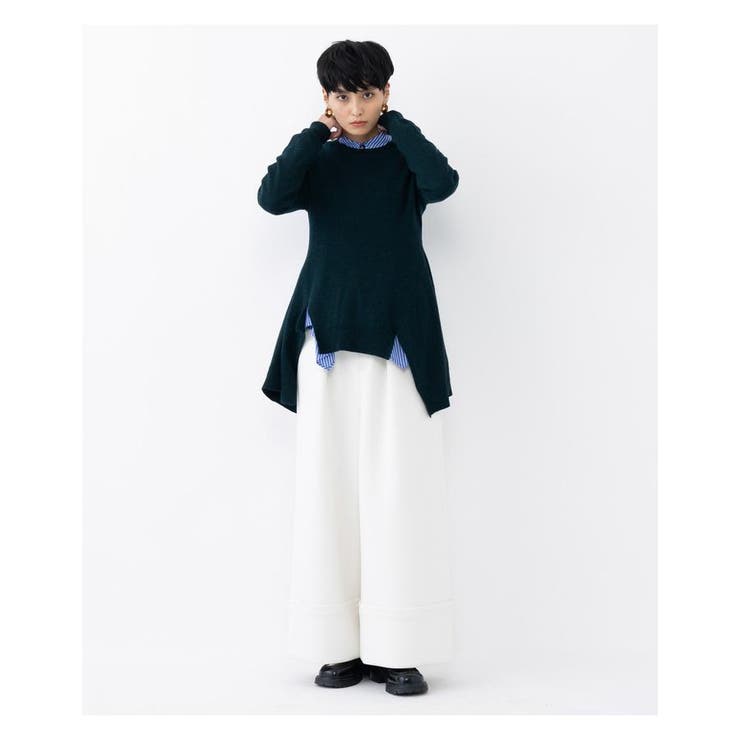 グリーン】アシンメヘムニット[品番：LAVW0006587]｜LANVIN en Bleu