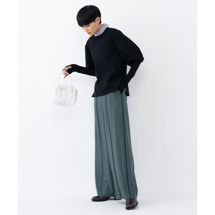 パフスリーブニットトップス[品番：LAVW0006116]｜LANVIN en Bleu