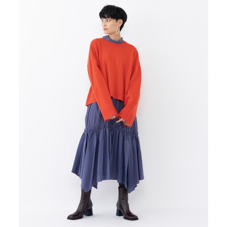 カラーポイントニットトップス[品番：LAVW0006773]｜LANVIN en