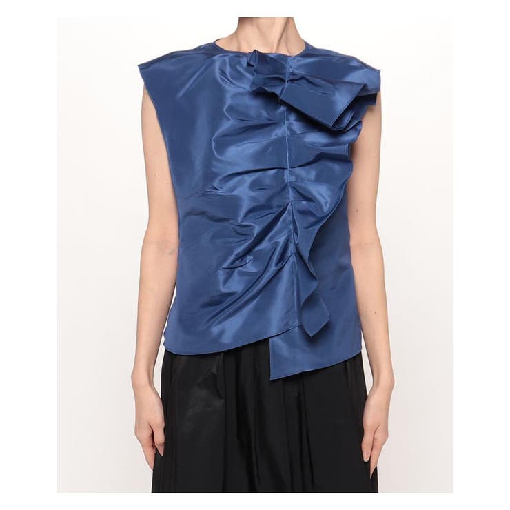 LANVIN COLLECTION　フリル ブラウス　シルク100%　日本製 LANVIN COLLECTION フリル ブラウス シルク100% 日本製 - メルカリ