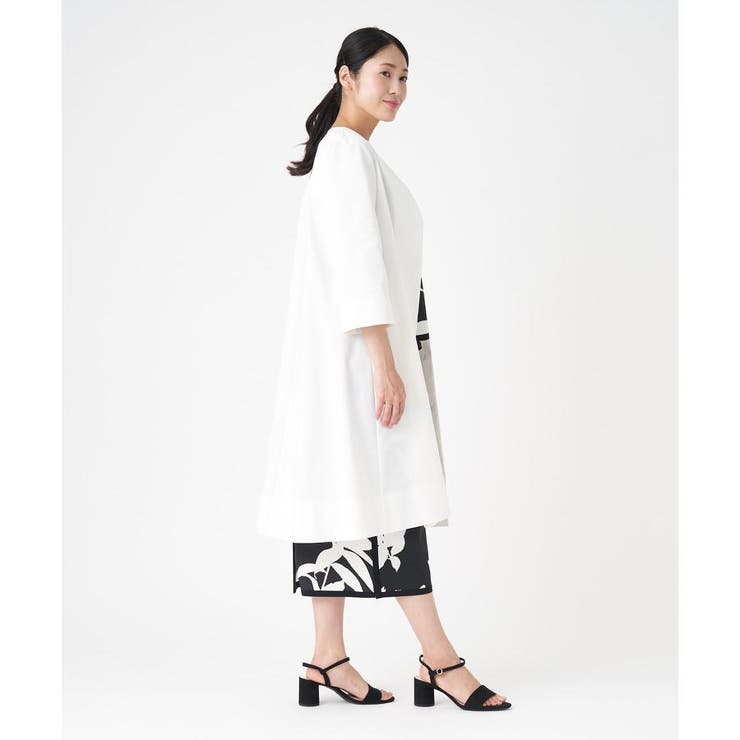 Vネックノーカラーコート | LANVIN COLLECTION | 詳細画像9 