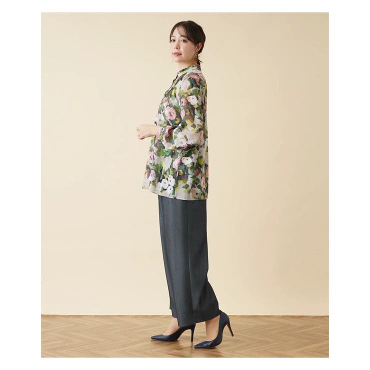 フラワープリントブラウス | Leilian PLUS HOUSE | 詳細画像3