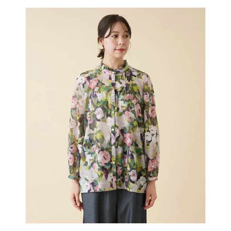 フラワープリントブラウス | Leilian PLUS HOUSE | 詳細画像5