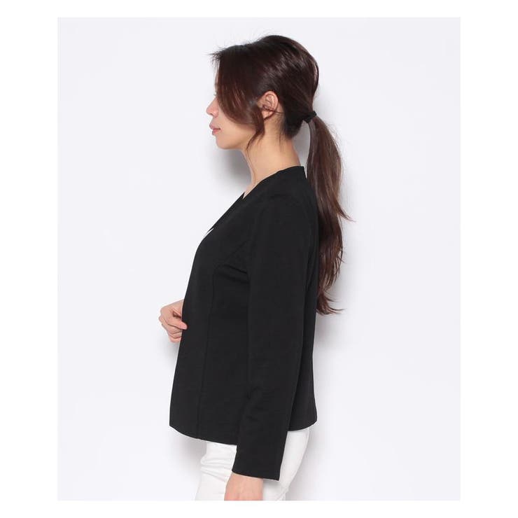 ノーカラーVネックジャケット | Leilian PLUS HOUSE | 詳細画像9