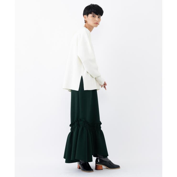 【美品】LANVIN en Bleu バックリボンニットトップス LANVIN en Bleu（ランバンオンブルー）の「【VERY掲載】バック