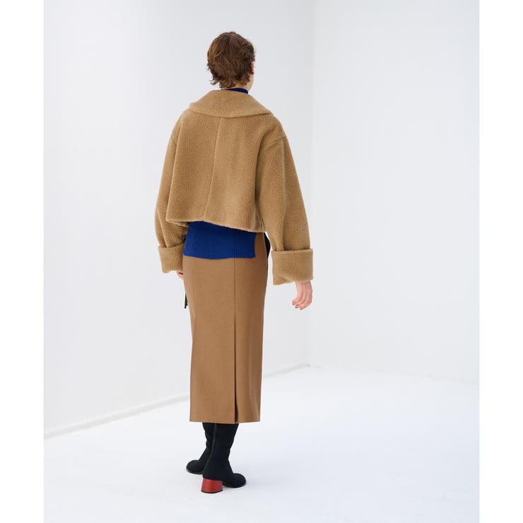 ボアショートブルゾン[品番：LAVW0011956]｜LANVIN en Bleu（ランバン