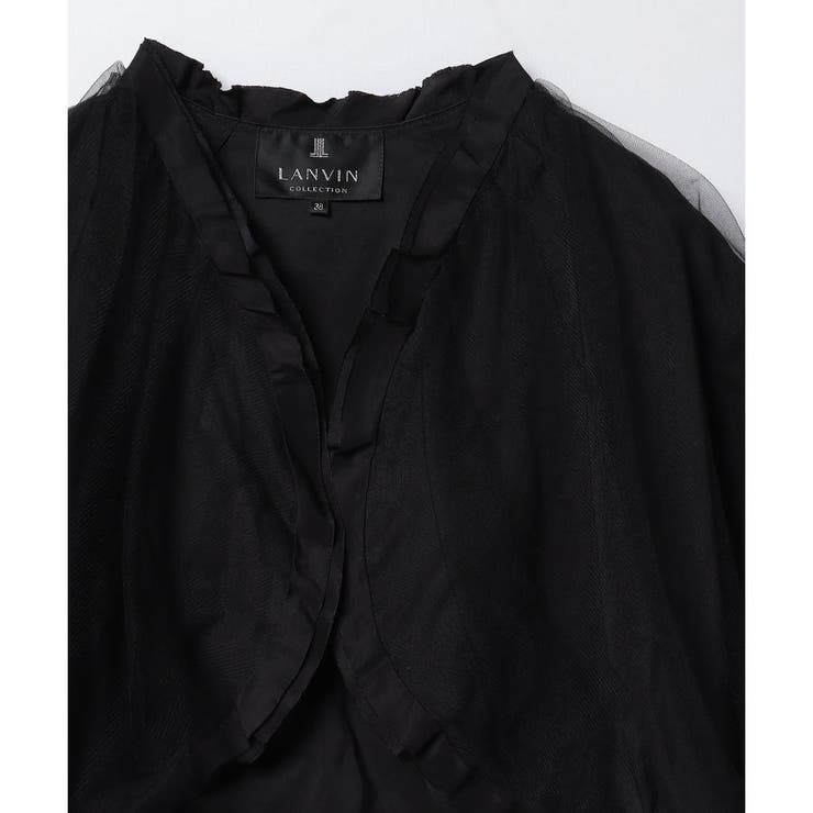 チュールレイヤードジャケット[品番：LAVW0013742]｜LANVIN COLLECTION 