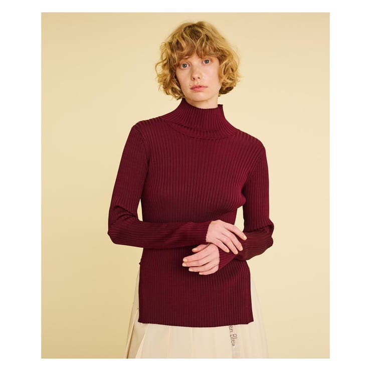 ボルドー | メランジブライトリブタートル | LANVIN en Bleu