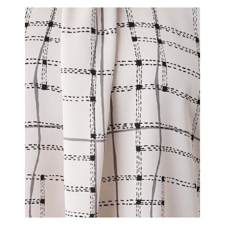 プリントボウタイ風ブラウス | Leilian PLUS HOUSE | 詳細画像11 