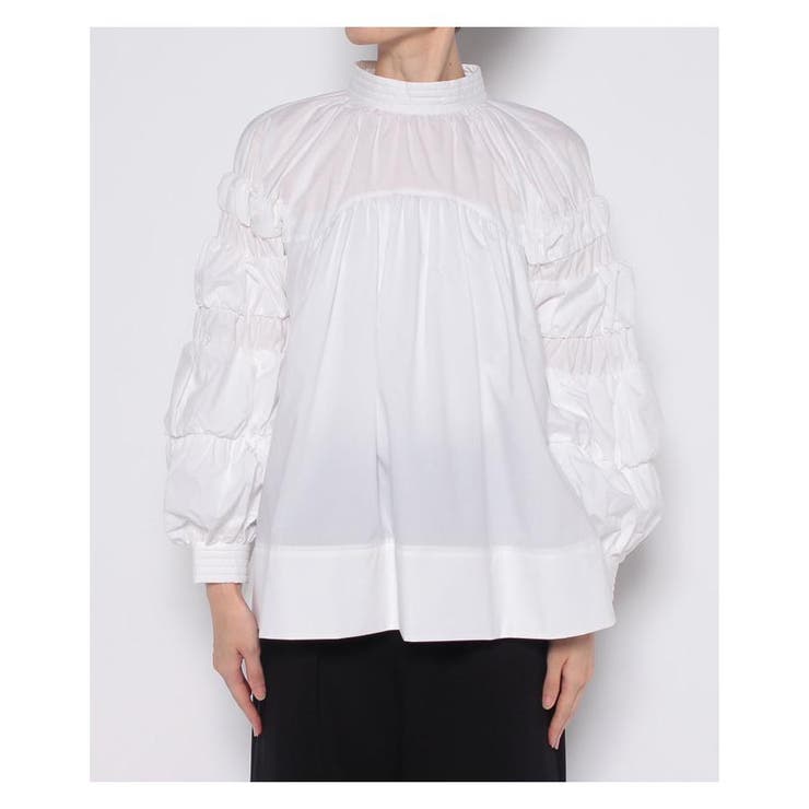 ボリュームスリーブプルオーバーブラウス[品番：LAVW0004315]｜LANVIN 