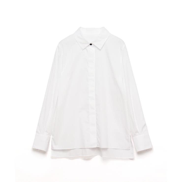 ボウタイ付きシャツブラウス[品番：LAVW0017429]｜LANVIN COLLECTION