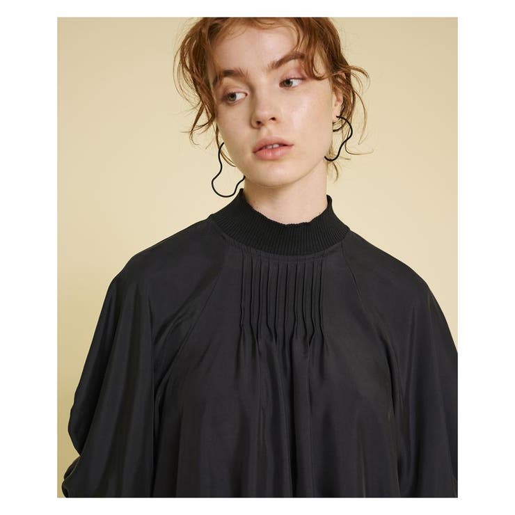 キュプラシャンブレーリブコンビブラウス[品番：LAVW0004316]｜LANVIN 